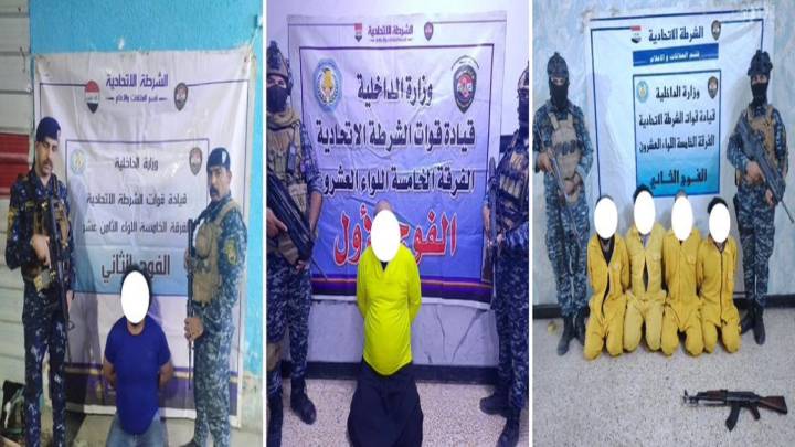 بممارسات أمنية وسيطرات مفاجئة ..  اعتقال 10 مطلوبين وضبط أسلحة بمناطق متفرقة في بغداد